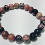 Natural Rhodonite Crystal Bracelet 8MM